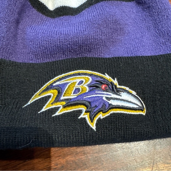 Baltimore Ravens Knit Beanie - Picture 2 of 4